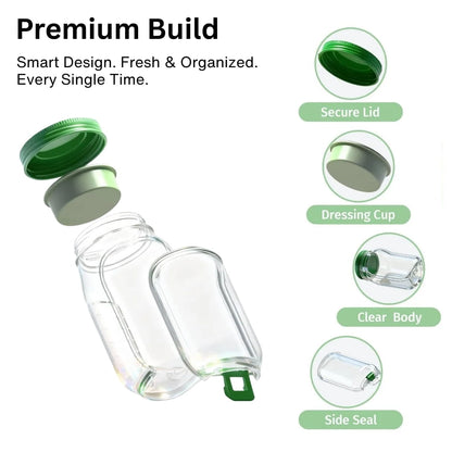 Merclee Salad Jar - Make WeightLoss Easy